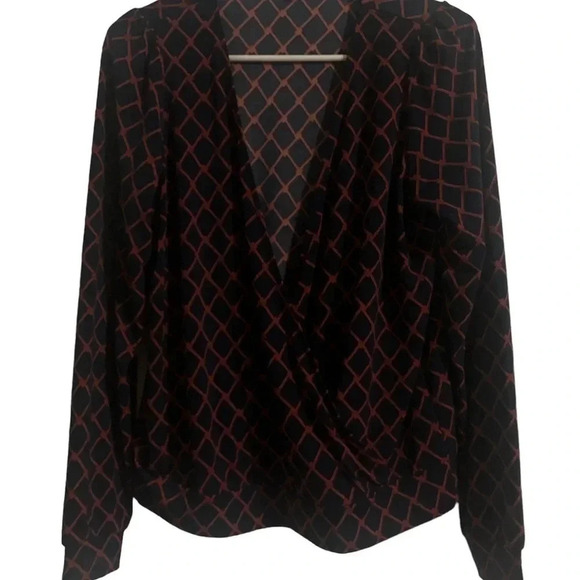 Banana Republic Factory Tops - Banana Republic V-Neck Blouse - Size Small